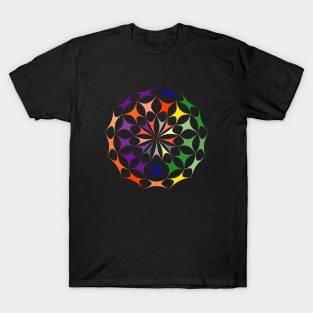 3D FLORAL FLOWER ABSTRACT DESIGN T-Shirt